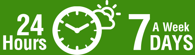 24 Hours 7 Days a Week